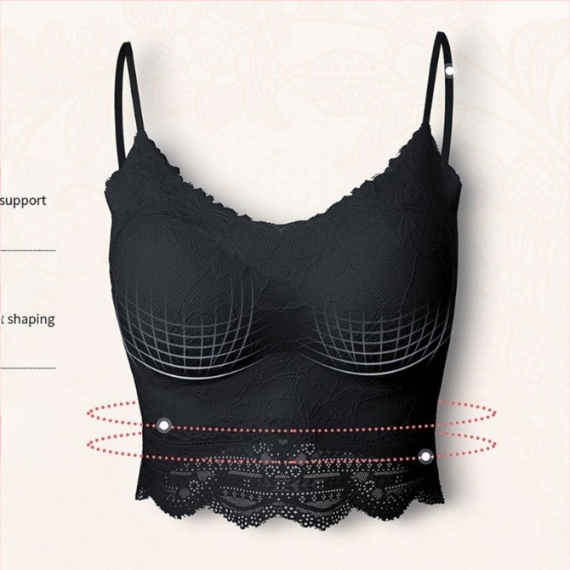 Тубе топ за бюст с дантела, нейлон, пълна чашка, тънки чашки