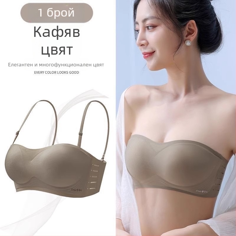 Лятно потник-бельо без презрамки - дишащо, антихлъзгащо се, комфортно, странична опора, безшевен гръб