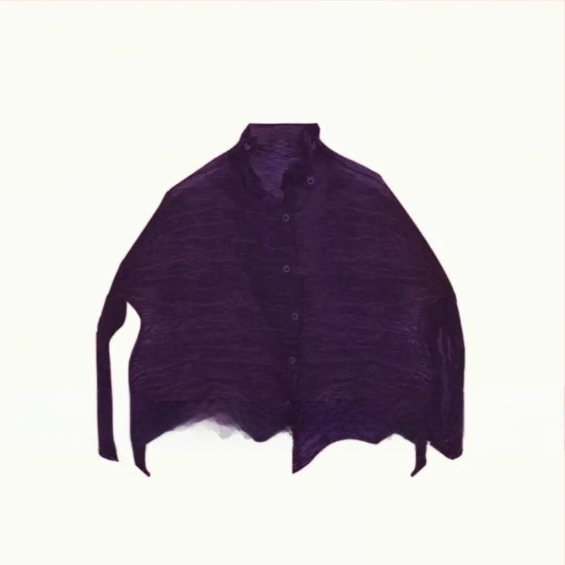 Женска блуза от полиестер (95%+), едноцветна, със стойкова яка, дълги ръкави, свободна кройка, стандартна дължина