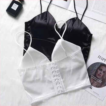 O Kaiting Без презрамки обвивка за бюст, 3/4 чашка, тънък формов чашка, спортно-секси стил