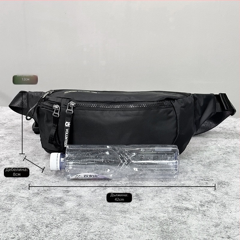 Мъжка поясна чанта, Oxford плат, градски стил, облекчаване на товара, Manual dil