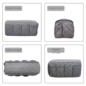 Чанта за подлакътник на дивана за съхранение, квадратна форма, нетъкан текстил, мултифункционална, подходяща за хол, модерен стил