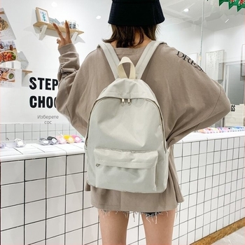 Раница от найлон, дишаща, износоустойчива и облекчаваща натоварването — стил Tide Cool за училище