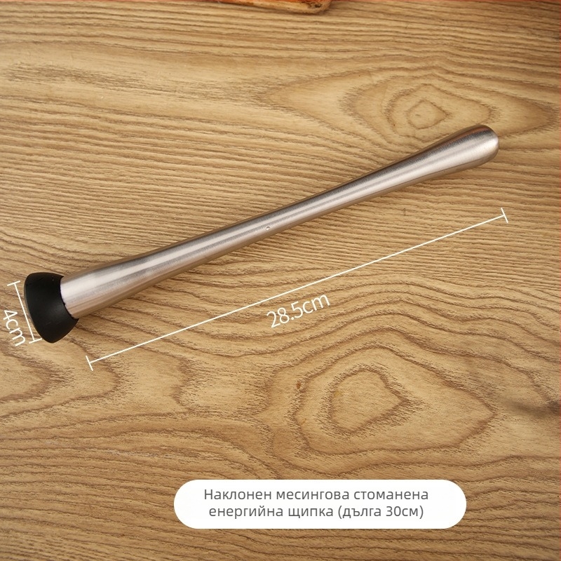 Комплект чукове за лед за коктейли – дръжка от неръждаема стомана, PC чук и PP лимонов чук, 2 части