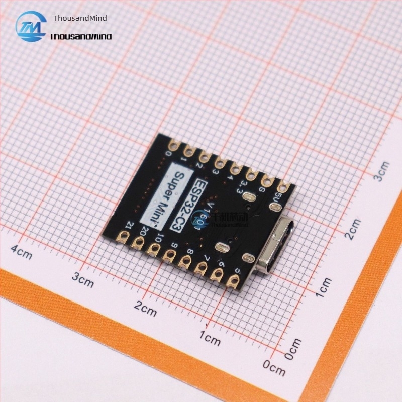 ESP32-C3-PRO SuperMini развойна платка с WiFi и Bluetooth за програмиране и обучение (без запояване) – IoT