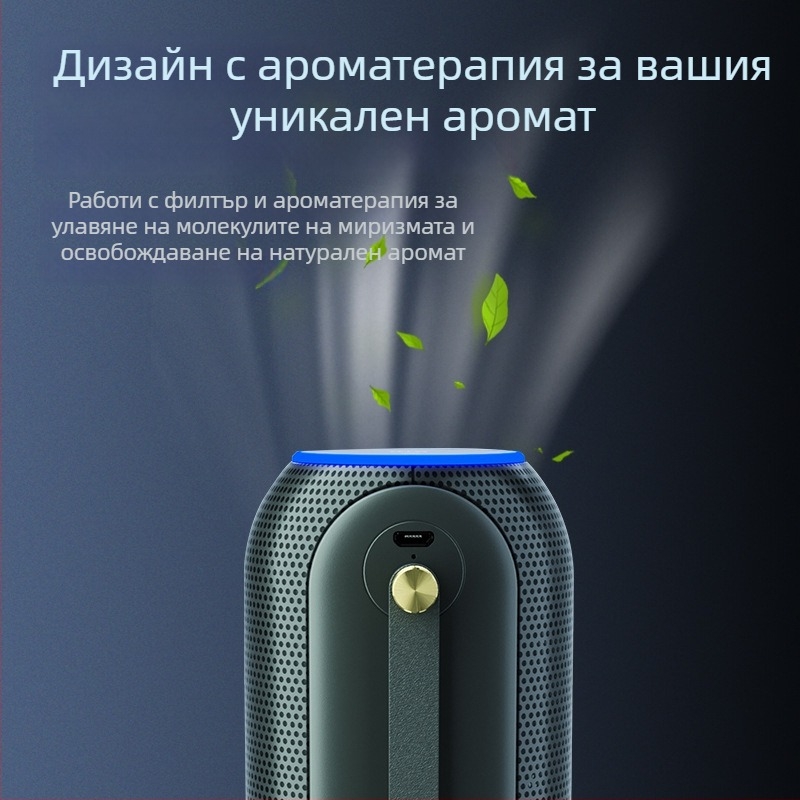 Автомобилен пречиствател за въздух KT.9128 – премахване на миризми и формалдехид, 5W, 5V захранване, 5 милиона отрицателни йони, универсално автомобилно използване