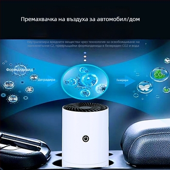 Автомобилен въздухоочистител E260 — ABS+PC, USB захранване, 5V, 2W