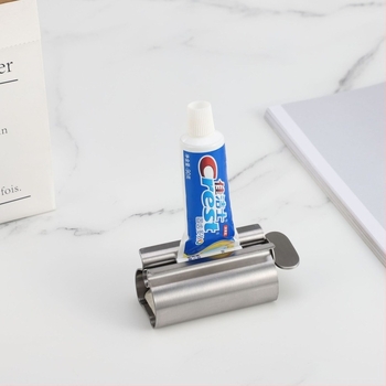 Изстисквач за паста за зъби, Mingcheng, 304 неръждаема стомана, ръчно въртящ се механизъм