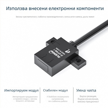 SX-D30N дифузно-рефлекторен фотоелектричен превключвател, инфрачервен източник, разстояние на откриване 0-30 мм, 24 V, NO/NC изход