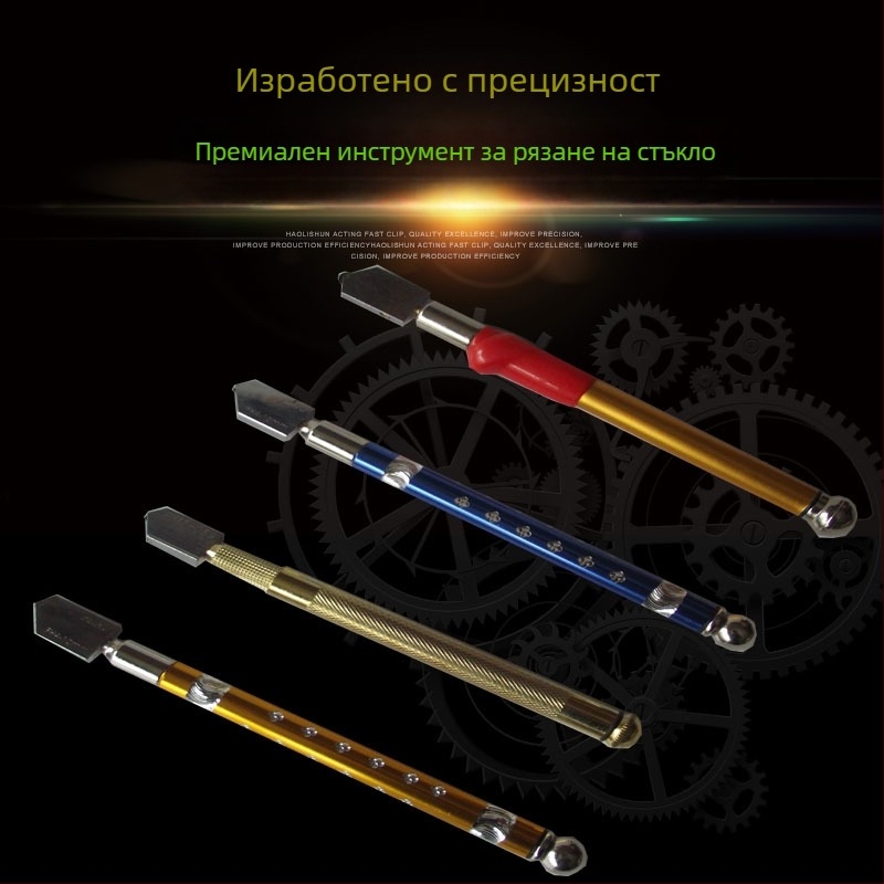 Ролков нож за рязане на стъкло за стъклени плочки (Дебелина на рязане 3–12 мм; Дължина 200 мм; Материал: метална сплав)