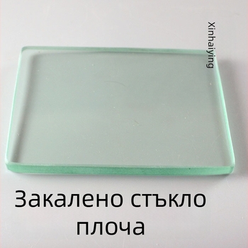 Плоча от закалено стъкло за гравиране на кожа и полиране; марка Ten-color light, модел 88888, дебелина на рязане 0.8 мм, категория органично стъкло леща