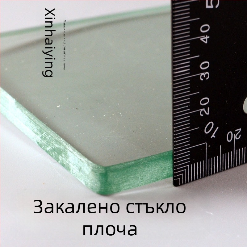 Плоча от закалено стъкло за гравиране на кожа и полиране; марка Ten-color light, модел 88888, дебелина на рязане 0.8 мм, категория органично стъкло леща