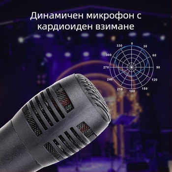 Fugue пластмасов жичен микрофон – OEM поддръжка, CE и RoHS сертифициран