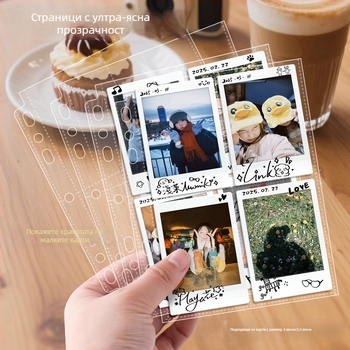 Good полароид фотоалбум със сменяеми страници, PP корица, джобове 4×9, печат на лого възможен, персонализация