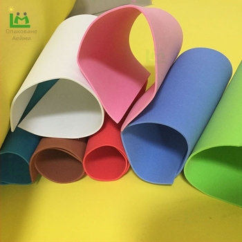 EVA пяна лист – персонализираема суровина за обработка, в рулон, плътност 38-80, дебелина 0.5-60