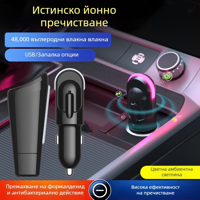 Пречиствател за въздуха от yeleno Road - Anion filter purifier; Захранване: 12V-24V; Номинално напрежение: 12V