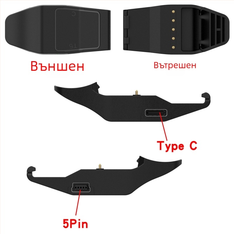 Заряден кабел за Garmin кучешки нашийник — съвместим с T5, TT15, TT10, T15, GTT15x, TT25