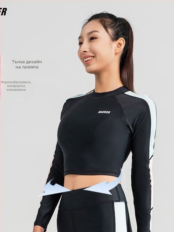 NAEKER Женски сурф костюм – UV защита, едночастов модел, плат от химическо влакно, подходящ за водни спортове