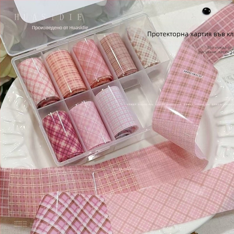 Хартия за прехвърляне на маникюр – модел: пеперуди, звезди; стил: очарователен, френски, леко освежаващ, луксозен стил; произход: Zhejiang