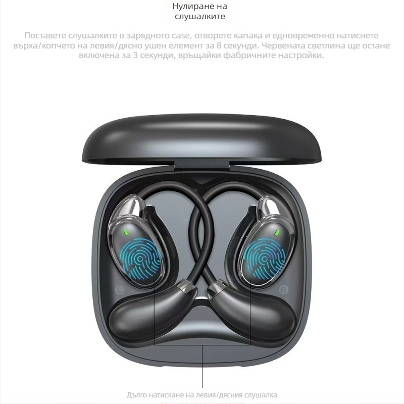 AI умни преводащи слушалки V18 за глобално бизнес пътуване — офлайн мултиезичен преводач (5V, 120 g, ABS, USB интерфейс)