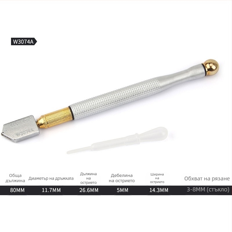 Power Lion ролков стъклорез с диамантено колело за рязане на плочки