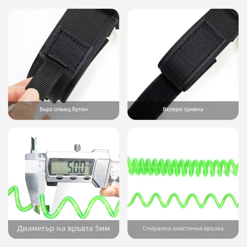 KOETSU Kotetsu Surfboard Foot Leash TPU – Универсално пасване