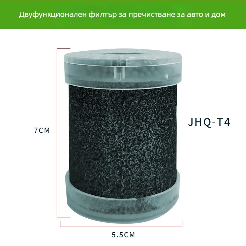 Автомобилен пречиствач на въздуха с отрицателни йони, премахване на формалдехид, PM2.5 филтър, USB захранване