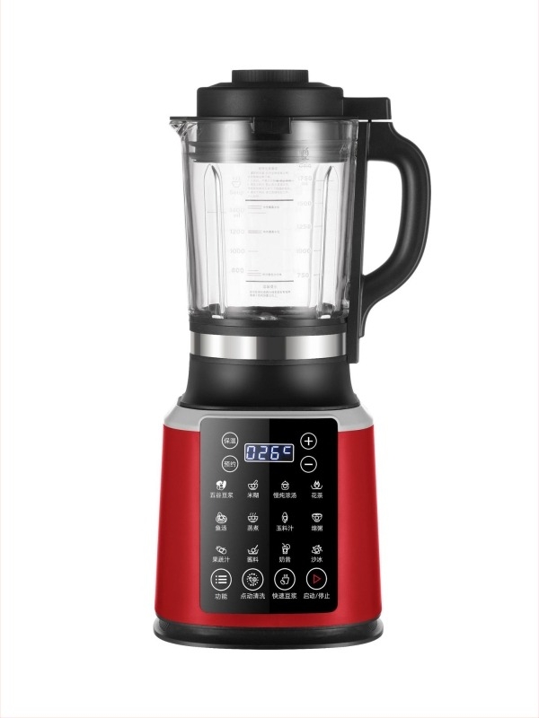 Универсална кухненска машина с нагряване и готвене — 1750 ml капацитет, 800 W, >40 000 об./мин, управление с докосване, автоматично почистване