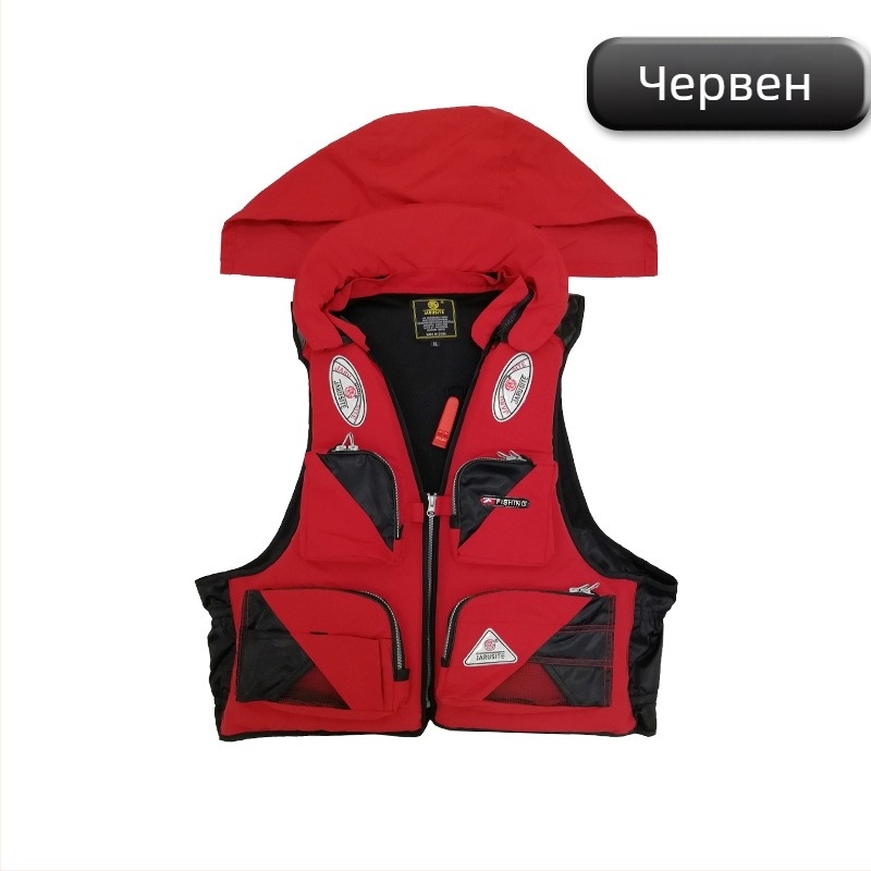 Унисекс риболовна жилетка за морски риболов с множество джобове, бързосъхнеща, водоустойчива, дишаща, ветроустойчива