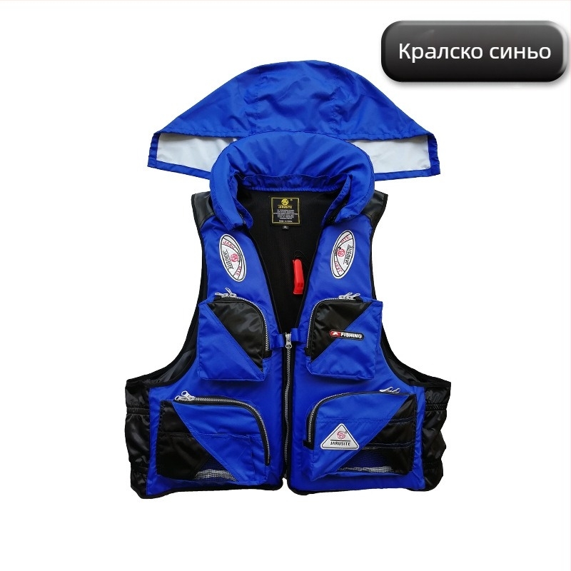 Унисекс риболовна жилетка за морски риболов с множество джобове, бързосъхнеща, водоустойчива, дишаща, ветроустойчива