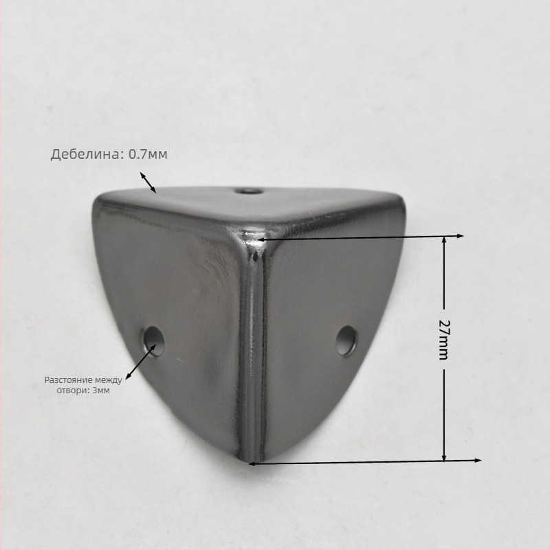 Ъглов предпазител от железен лист, износоустойчив, аксесоари за багаж, Shangyi, пролет 2024