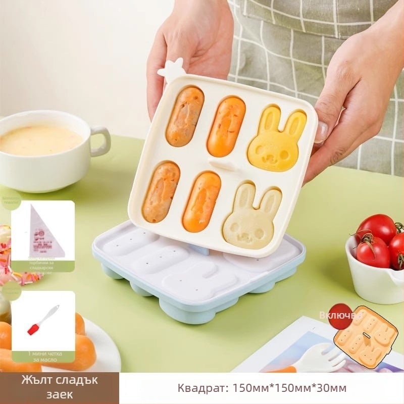 Little Chef Girl силиконова форма за кексове, кръгла, за печене