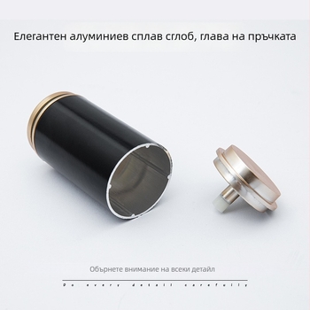 Комплект карнизи за завеси с алуминиеви скоби, единична и двойна пръчка, модерен и семпъл стил, персонализируем