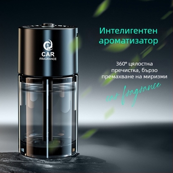 Автомобилен арома дифузьор и пречиствач на въздуха, стъкло + метал, модел Jdzx-interstellar plug-in, тегло 0,5 кг