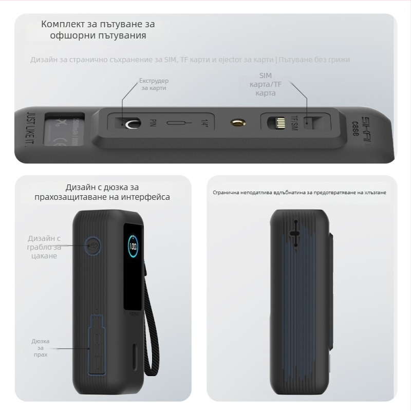 Силиконов предпазен кейс за Anker 165W пауър банк, марка Yinfish, съвместим с Anker