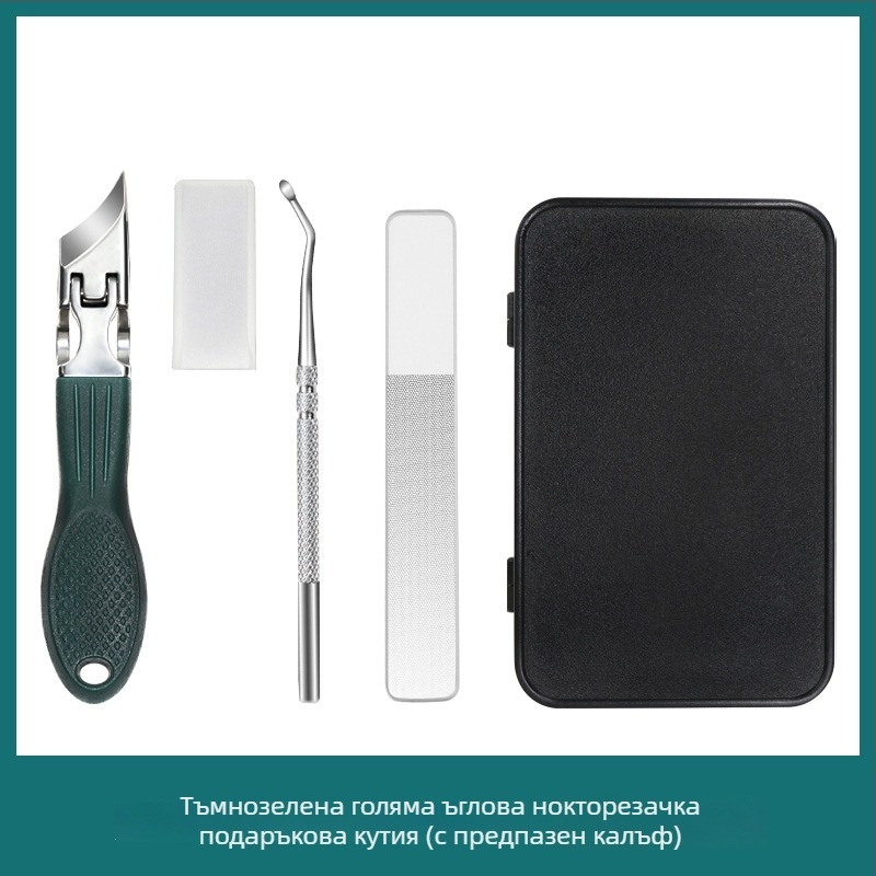 Преносим клипър за нокти от неръждаема стомана с наклонено и заострено устие