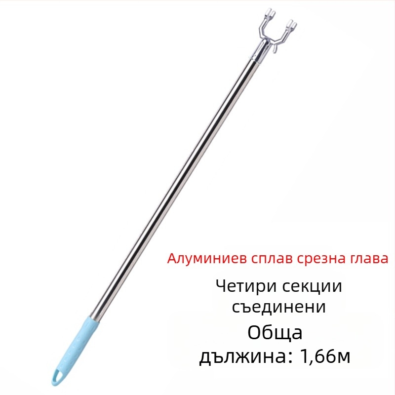 Tajiajing метална пръчка за сушене на дрехи за балкон – модерен минималистичен стил, за балкон, издание 2023