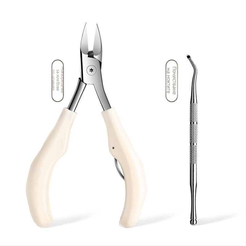 Комплект клещи за враснали нокти — клещи за нокътна гънка, неръждаема стомана, преносим педикюр инструмент