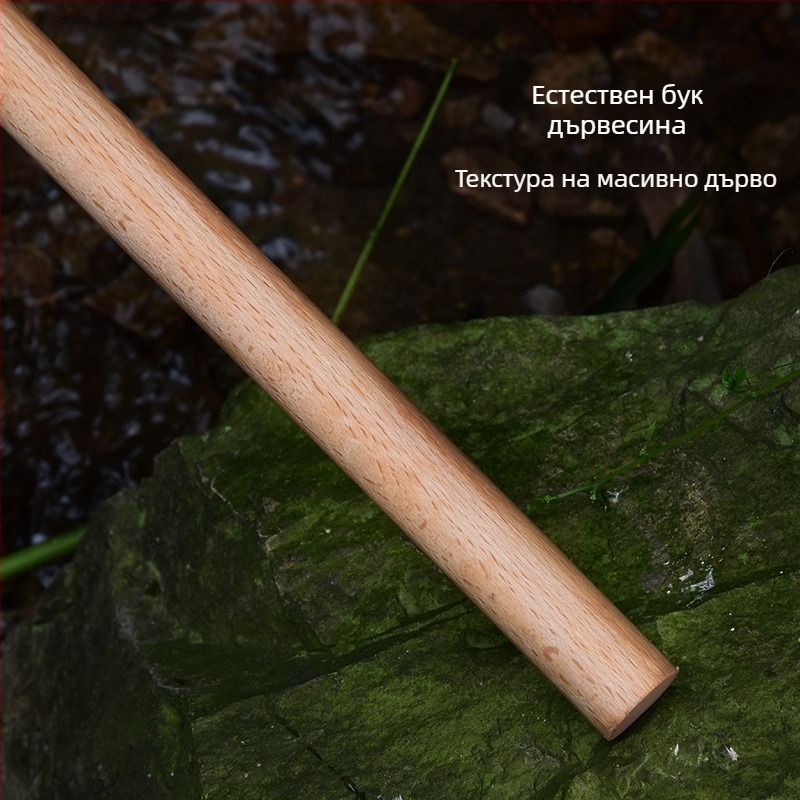 Държач за завесен корниз, бук дърво, японски стил Роман, марка Teren, без персонализация