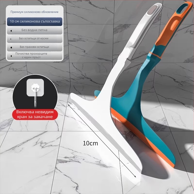 Стъклен скрапер за прозорци – марка Shouli, удължен инструмент за почистване на стъклото