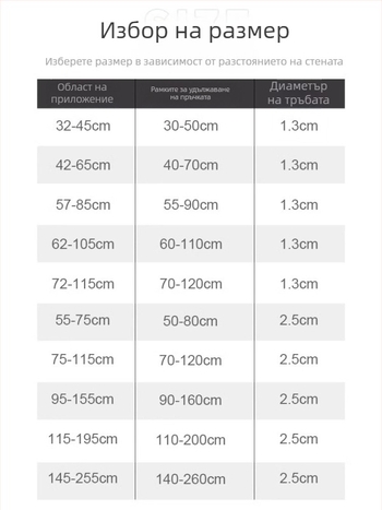 Телескопична завесна пръчка без пробив – мини разтегателна за душ и баня, носеща товар