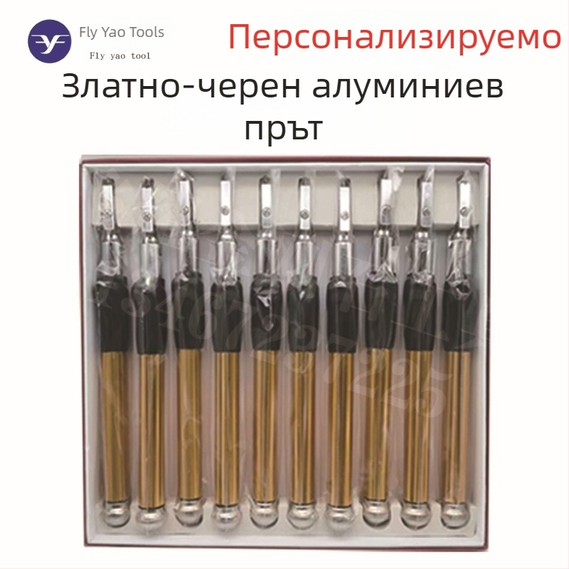 Маслена ролкова стъкларска резачка с карбидно острие за рязане на стъклени плочки — ръчна, Flying