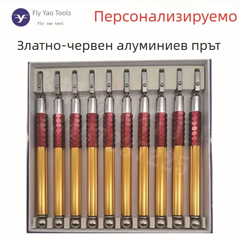 Маслена ролкова стъкларска резачка с карбидно острие за рязане на стъклени плочки — ръчна, Flying