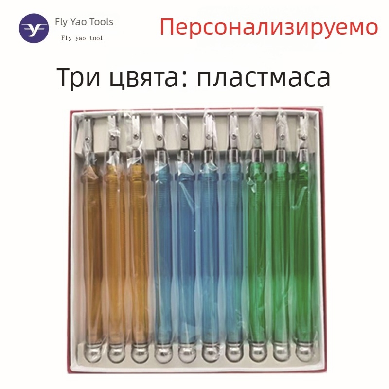 Маслена ролкова стъкларска резачка с карбидно острие за рязане на стъклени плочки — ръчна, Flying