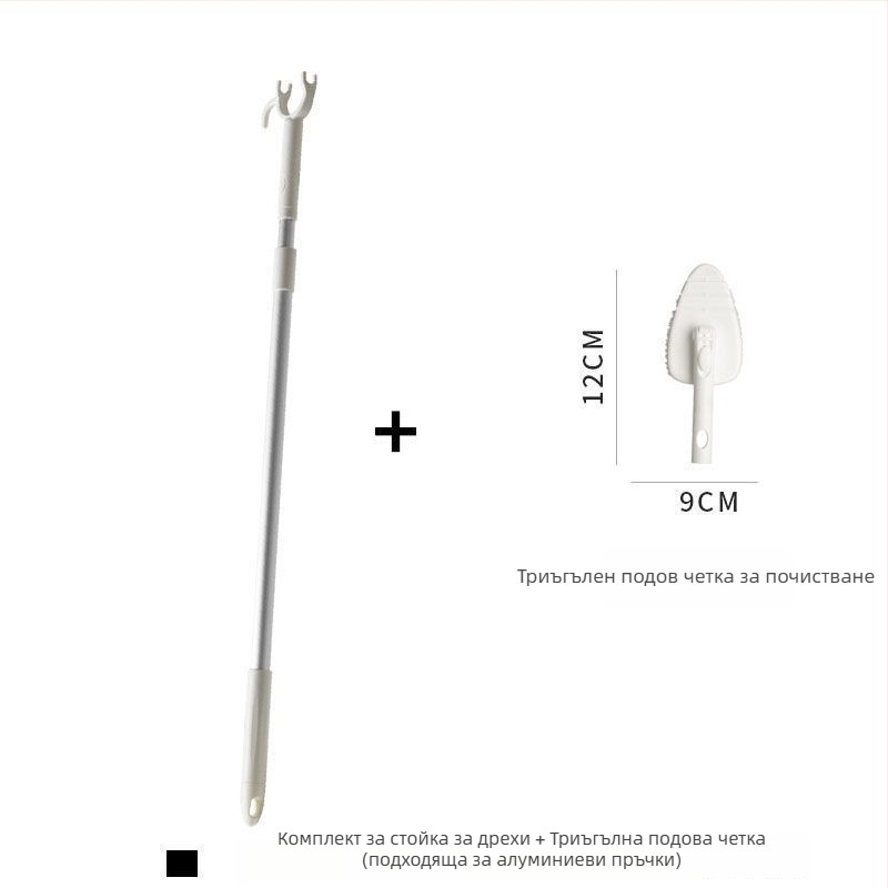 Пръчка за сушене на дрехи, разтягаща се, японски Muji стил, за балконно сушене, стартирала през 2023 г.