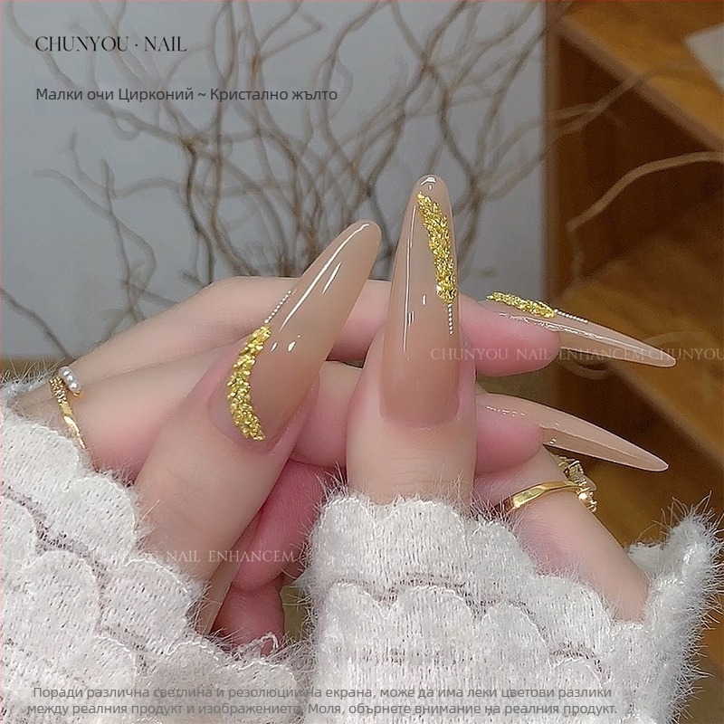 Декорации за нокти с циркон: Марquise форма, водна капка модел, мини разноцветни циркон кристали