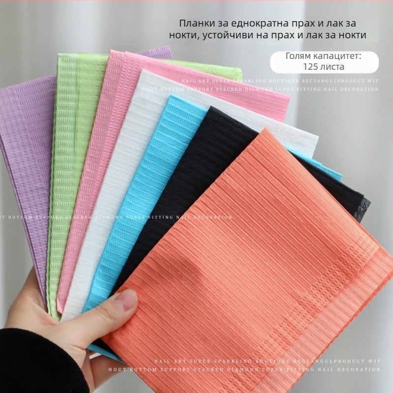 Маникюрна подложка за маса, еднократна, пластмасова, базово опакована, 1 бр., обща употреба