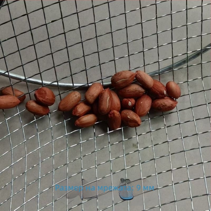 Брашно сито, удебелено подсилено кръгло железно сито, домашна употреба