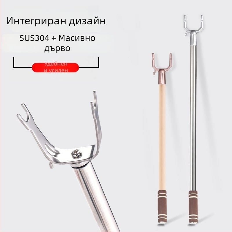 Държач за дрехи от неръждаема стомана за балконско сушене — Материал: неръждаема стомана; Категория: държач за дрехи; Приложение: балкон