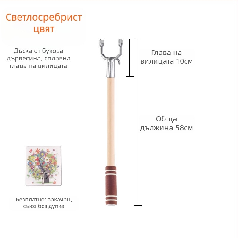 Държач за дрехи от неръждаема стомана за балконско сушене — Материал: неръждаема стомана; Категория: държач за дрехи; Приложение: балкон
